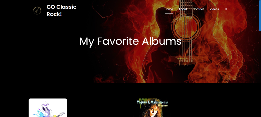 My favorite albums and videos